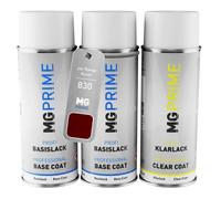 Vernice per auto Kit di bombolette a spruzzo per Range Rover 830 Roma Red Pearl