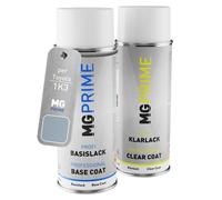 MG PRIME Vernice per auto Kit di bombolette a spruzzo per Toyota 1K3 Celestite Metallic/Celestite Grey Metallic Bomboletta spray da 400ml di vernice di base vernice trasparente