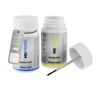 Vernice per auto Kit stilo di ritocco per DAF DAF4501 Ibis White 2 x 50ml