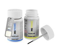 Vernice per auto Kit stilo di ritocco per Renault 8439 Blanc Polaire 2 x 50ml