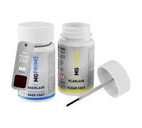 Vernice per auto Stilo di ritocco per Nissan CAS Imperial Amber Pearl 2 x 50ml