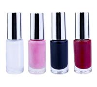 Vernice per denti, vernice da denti da 4 pezzi, vernice per denti temporanei da 5 ml, vernice per denti cosmetici realistici a secco rapido, vernice per denti neri per cosplay, teatro, pittura dei de