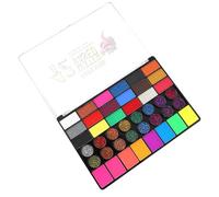 Vernice per il viso, kit di pittura per il viso, kit di pittura per il viso sicuro 42 colori per il trucco,Pittura per il viso professionale a base d'acqua, kit per il trucco lavâ