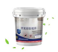 Vernice per pavimenti del garage - Resina epossidica 500 ml | Kit per pavimento garage in resina epossidica con effetto marmo lucido, impermeabile, resistente all'usura, antiscivolo, ad asciugatura ra