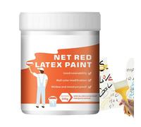 Vernice per riparazione murale, vernice per interni e primer - Vernice per pasta per riparazione del muro secco con strumenti,Pittura murale sicura inodore con raschietto per danni da scricchiolii,