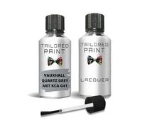Vernice per ritocchi con pennello per Opel Quartz Grey Met Kca G41 (vernice per ritocchi + lacca)