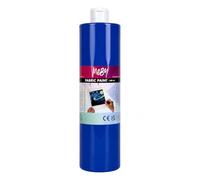 Vernice per tessuti leggeri, lavabile e fissabile con ferro da stiro, 500 ml, colore: blu