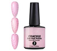 Vernice Per Unghie Rotta - Gel Di Vernice Per Unghie A Motivi Crackle | Smalto Per Unghie Gel Crackle Nero | Elegante Decorazione 'olio Per Unghie | Olio Polacco A Motivi Crepiti Di Lunga Durata,