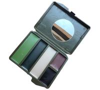 Vernice per Viso Mimetico - 5 Colori Olio Militare all'aperto con Specchio | Funzionamento di Lunga Durata e Trucco per l'addestramento 'Esercito-TATTICAL CS Role Play e Halloween Ki