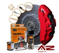 Vernice Pinze Freni Per Alta Temperatura Auto Moto Tuning Kit Spray Rosso Brembo
