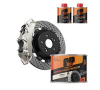 Vernice Pinze Freno 2K Bianca Alta Temperatura Kit 200 g Auto Moto Racing