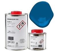 Vernice poliuretanica per barche, yacht, kayak, colore blu 1 litro, vernice anticorrosione, vernice per vasca da bagno