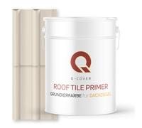 Vernice primer per tegole 5-10 L opaca | Fondo adesivo per esterni | Q-COVER