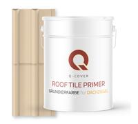 Vernice primer per tegole 5-10 L opaca | Fondo adesivo per esterni | Q-COVER