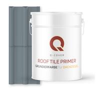 Vernice primer per tegole 5-10 L opaca | Fondo adesivo per esterni | Q-COVER