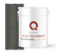 Vernice primer per tegole 5-10 L opaca | Fondo adesivo per esterni | Q-COVER
