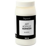 Vernice protettiva acrilica, lucido trasparente, bianco, lucido, 500ml