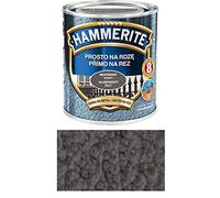 Vernice protettiva per metallo Hammerite, antiruggine, 0,7 l, colore a scelta, 0,75, Grigio