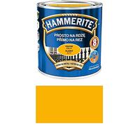 Vernice protettiva per metallo Hammerite, antiruggine, 250 ml, lucida, Giallo