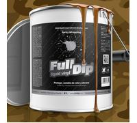 Vernice removibile Full Dip 4L - Marrone militare opaco