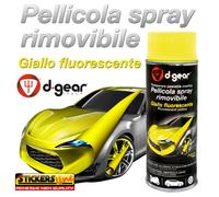 Vernice removibile GIALLO FLUO DGEAR bomboletta spray pellicola car wrapping