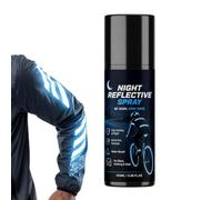 Vernice Riflettente 100ml Rivestimento Fluorescente Per La Notte Sicuro E | Vernice Fluorescente Di Sicurezza Impermeabile per Vialetti Traffico Corsa Bici Escursionismo