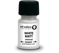 Vernice Ritocchi SD COLORS Bianco Opaco 15ml Universale Auto Legno Metalli