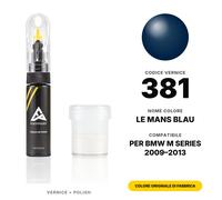Vernice Ritocco Per BMW M Series 381 Le Mans Blau Set Riparazione Graffi Auto