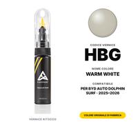 Vernice Ritocco Per BYD Auto Dolphin Surf HBG Warm White Kit Kit Ritocco Auto