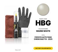Vernice Ritocco Per BYD Auto Fang Cheng Bao TI3 HBG Warm White Completo Ritocco