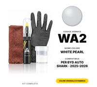 Vernice Ritocco Per BYD Auto Shark WA2 White Pearl Completo Colore Kit Auto
