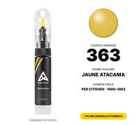 Vernice Ritocco Per Citroen 363 Jaune Atacama Kit Pennino Ritocco Vernice
