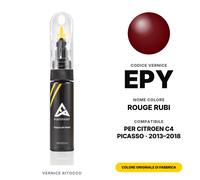 Vernice Ritocco Per Citroen C4 Picasso EPY Rouge Rubi Kit Colore Originale Auto