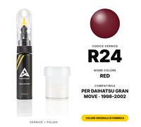 Vernice Ritocco Per Daihatsu Gran Move R24 Red Set Ritocco Colore Originale