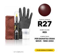Vernice Ritocco Per Daihatsu Gran Move R27 Red Completo Kit Ritocco Carrozzeria