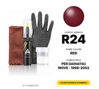 Vernice Ritocco Per Daihatsu Move R24 Red Completo Ritocco Graffi e Schegge