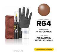 Vernice Ritocco Per Daihatsu Move R64 Vivid Orange Completo Vernice Auto