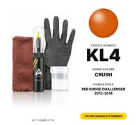 Vernice Ritocco Per Dodge Challenger KL4 Crush Completo Colore Originale Auto