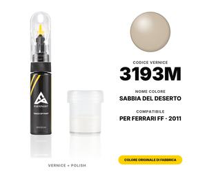 Vernice Ritocco Per Ferrari FF 3193M Sabbia del Deserto Set Ritocco Pennino