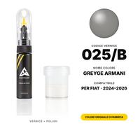 Vernice Ritocco Per Fiat 025/B Greyge Armani Set Auto Graffi Riparazione Kit