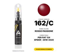Vernice Ritocco Per Fiat 124 Spider 162/C Rosso Passione Kit Vernice Originale