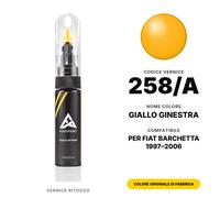 Vernice Ritocco Per Fiat Barchetta 258/A Giallo Ginestra Kit Colore Originale