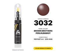 Vernice Ritocco Per Fleet U.k. 3032 Brown Brothers Perlrubinrot Kit Graffi Auto