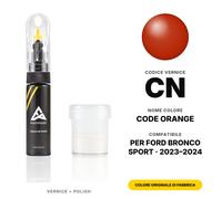 Vernice Ritocco Per Ford Bronco Sport CN Code Orange Set Kit Riparazione Graffi