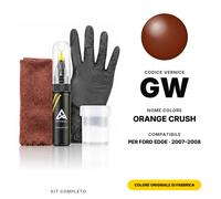 Vernice Ritocco Per Ford Edge GW Orange Crush Completo Vernice Colore Originale