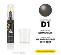 Vernice Ritocco Per Ford F-Series D1 Stone Gray Set Riparazione Graffi Auto