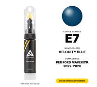Vernice Ritocco Per Ford Maverick E7 Velocity Blue Kit Ritocco Colore Originale