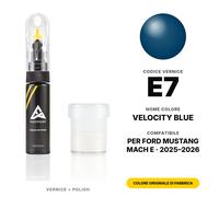 Vernice Ritocco Per Ford Mustang Mach E E7 Velocity Blue Set Graffi Repair Kit