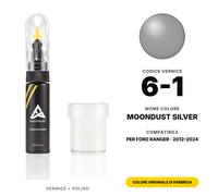 Vernice Ritocco Per Ford Ranger 6-1 Moondust Silver Set Pennino Ritocco Vernice