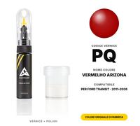 Vernice Ritocco Per Ford Transit PQ Vermelho Arizona Set Colore Originale Auto